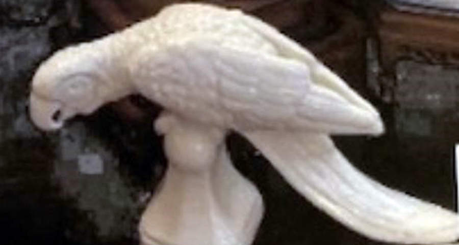 Parrot (White) Parrot Figurine by Fitz & Floyd-1