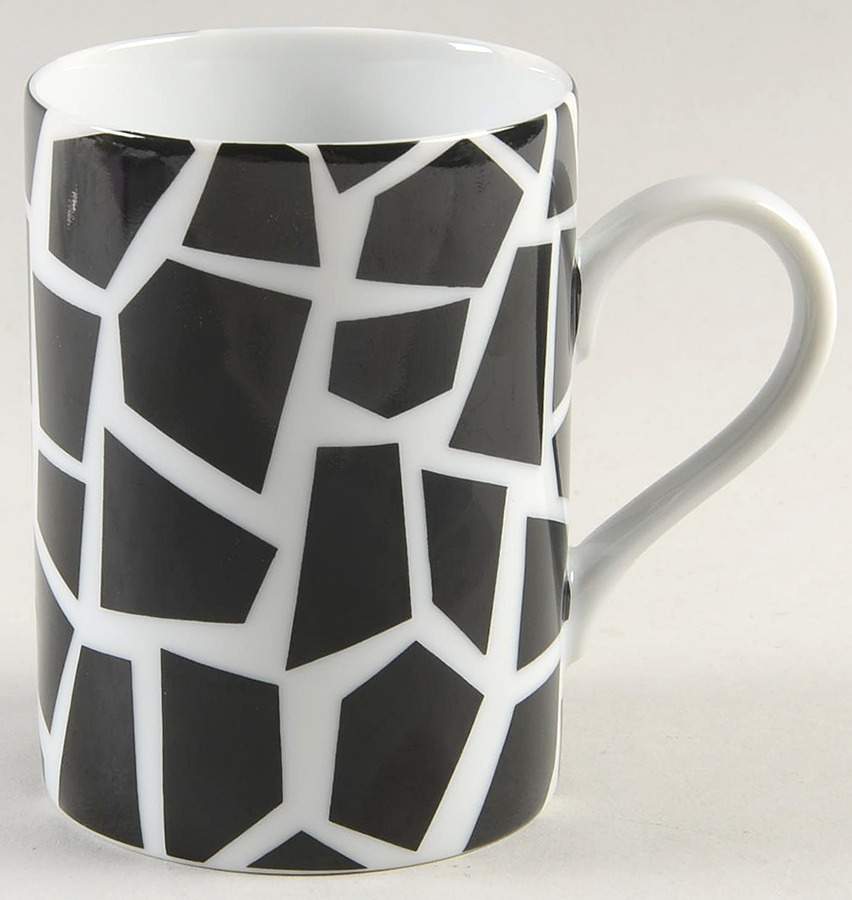 Terrazzo (Black on White) Mug by Fitz & Floyd-1