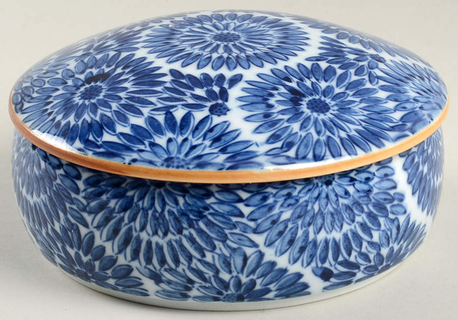 Chrysanthemum 5" Round Box & Lid by Fitz & Floyd-1