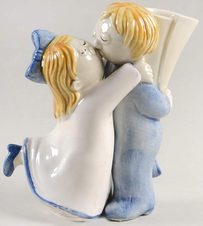 First Kiss 5" Bud Vase by Fitz & Floyd-1