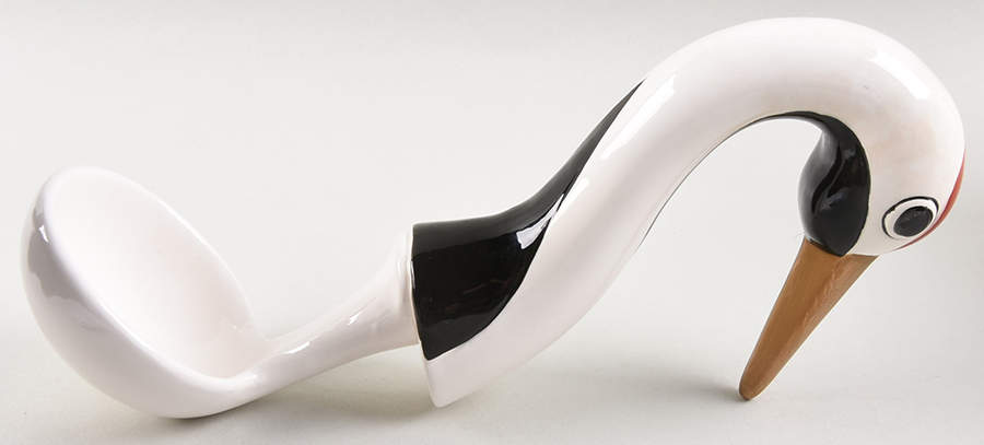 Imperial Crane Tureen Ladle by Fitz & Floyd-1