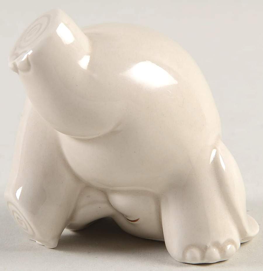 Elephant Elephant Tumbling Figurine Standing on Head by Fitz & Floyd-1