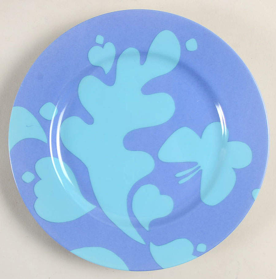La Parisienne (Aqua on Lavender) Salad Plate by Fitz & Floyd-1