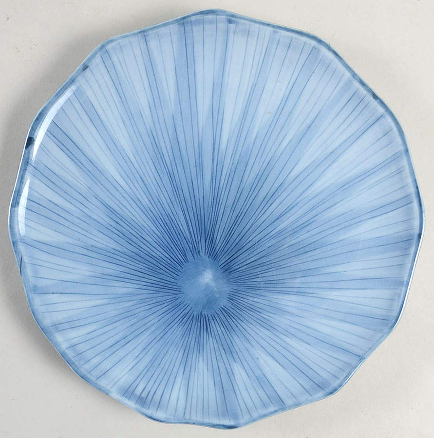 Blue Lotus Luncheon Plate by Fitz & Floyd-1