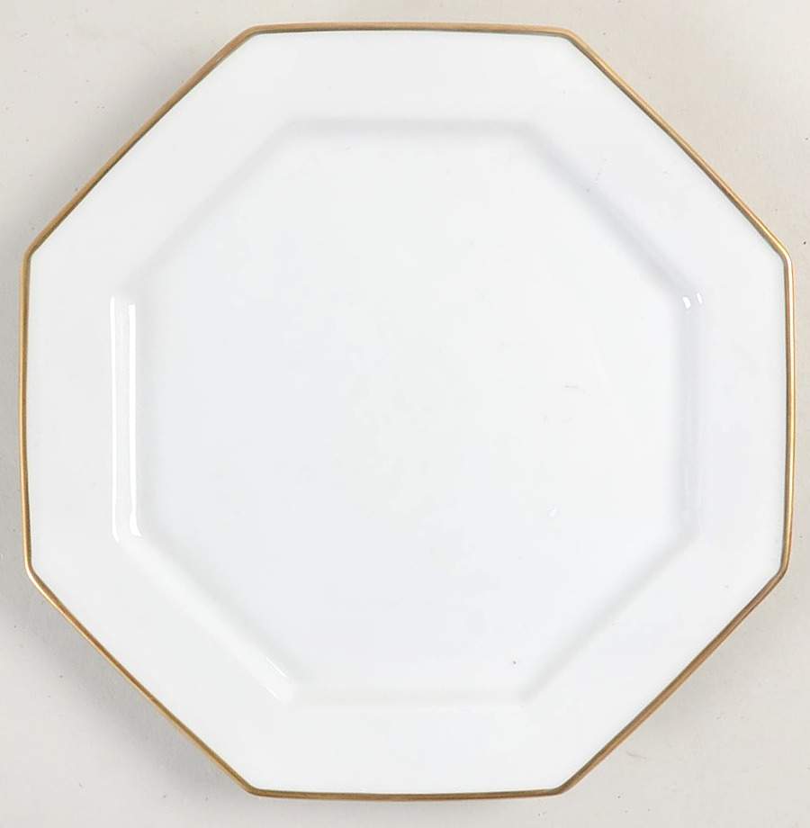 Etoile Blanche (White) Salad Plate by Fitz & Floyd-1