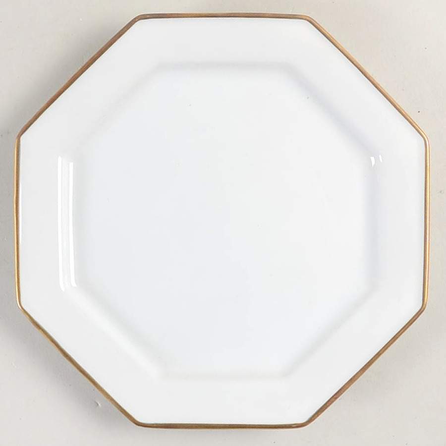 Etoile Blanche (White) Bread & Butter Plate by Fitz & Floyd-1