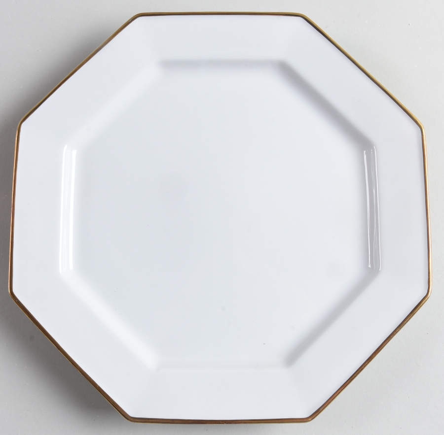 Etoile Blanche (White) Dinner Plate by Fitz & Floyd-1