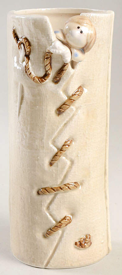 Darned 6" Vase by Fitz & Floyd-1