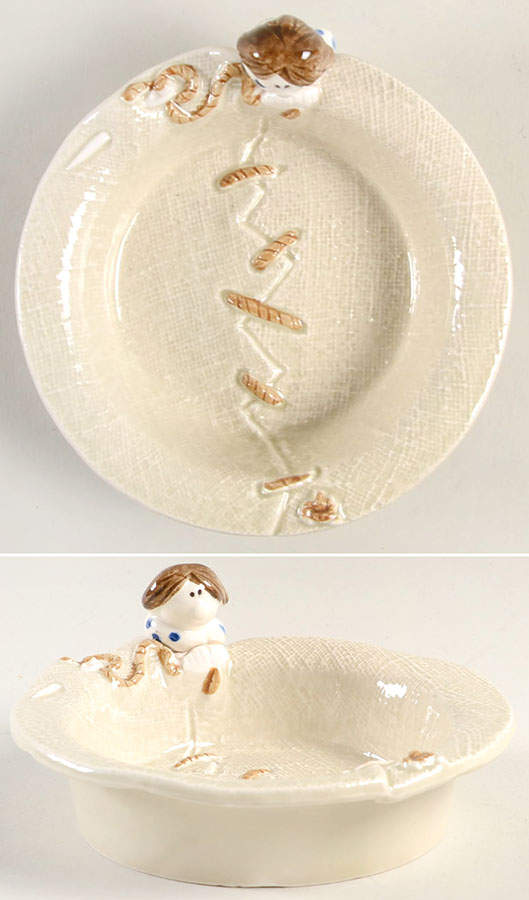 Darned 5" Ashtray by Fitz & Floyd-1
