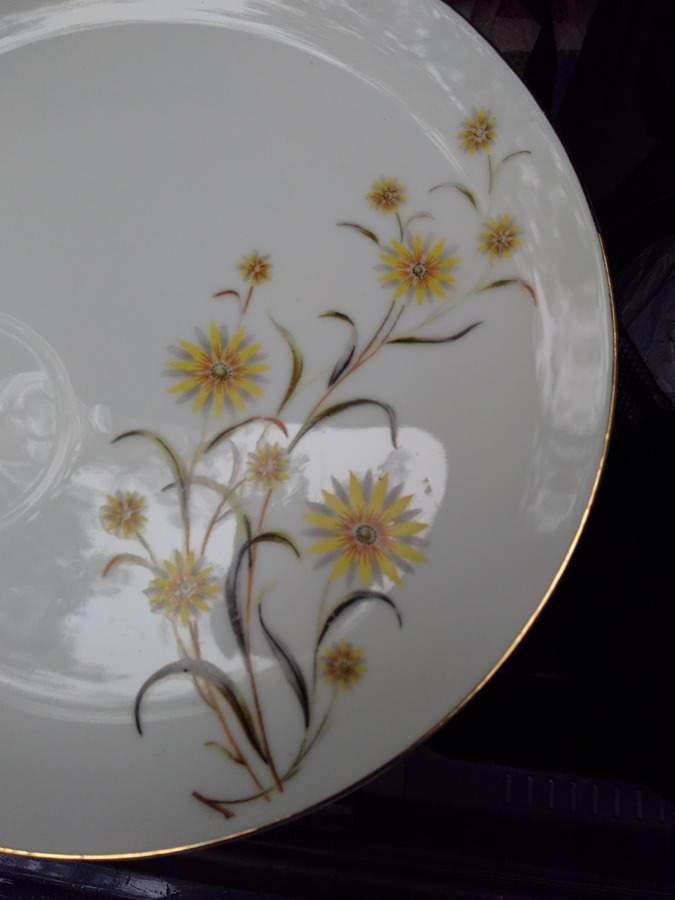 Daisyfair Snack Plate by Fine China of Japan-1