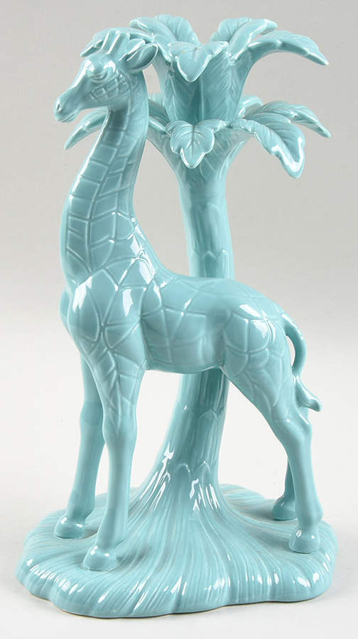 Palm Tree 9'' Candlestick by Fitz & Floyd-1