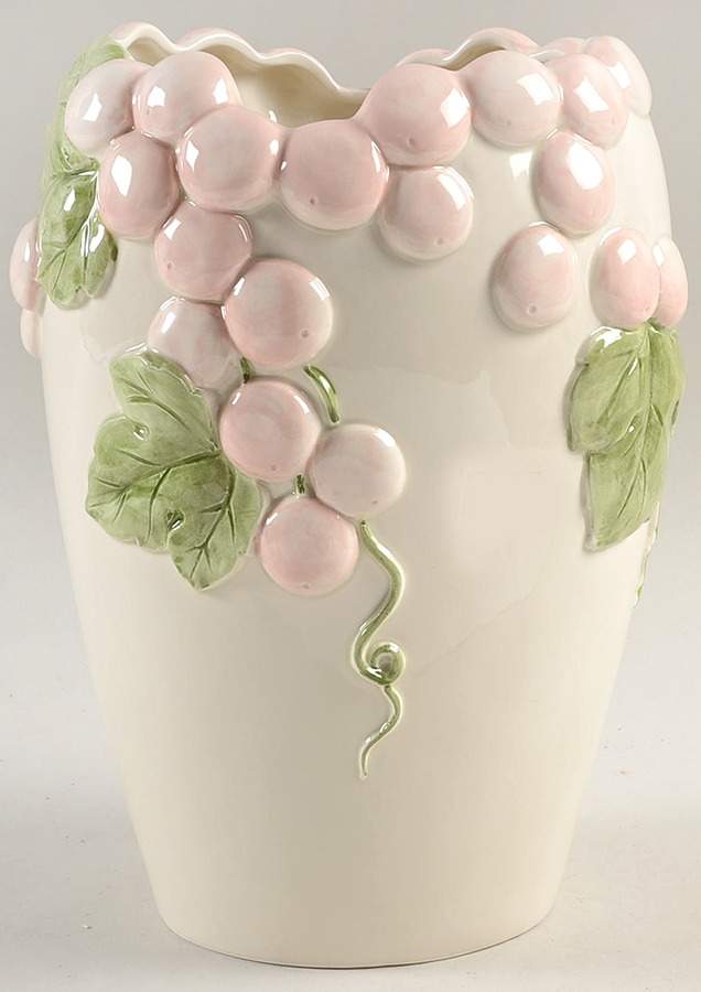 Grape 9" Vase by Fitz & Floyd-1