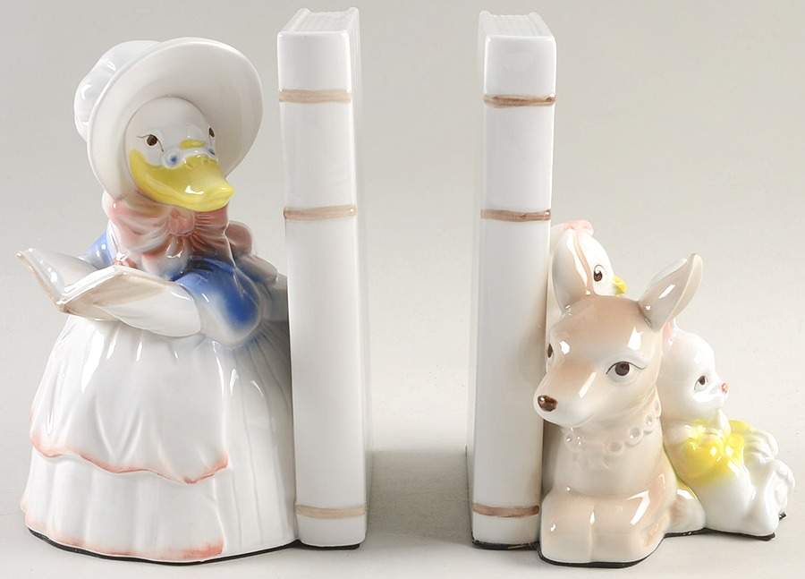 Mother Goose China Bookend - Set of 2 by Fitz & Floyd-1