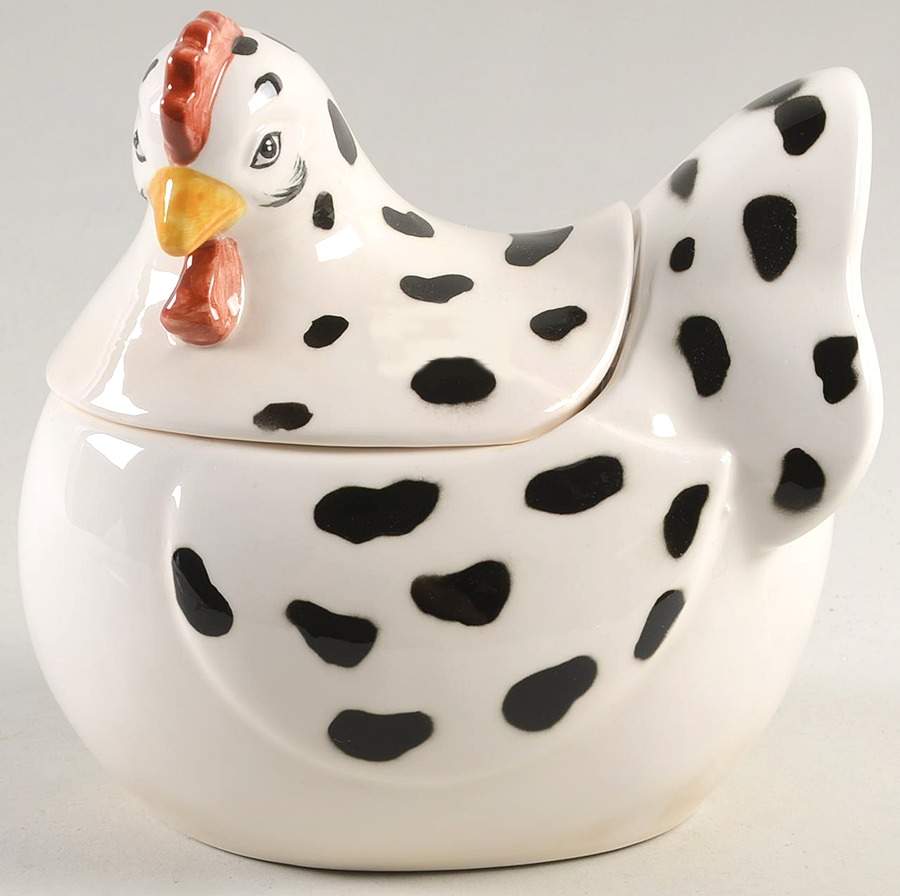 Barnyard 5" Storage Jar & Lid by Fitz & Floyd-1