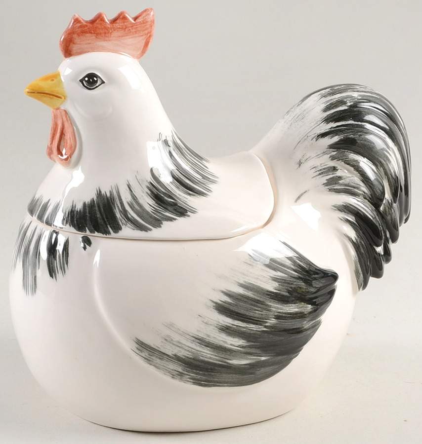 Barnyard 5" Storage Jar & Lid by Fitz & Floyd-1
