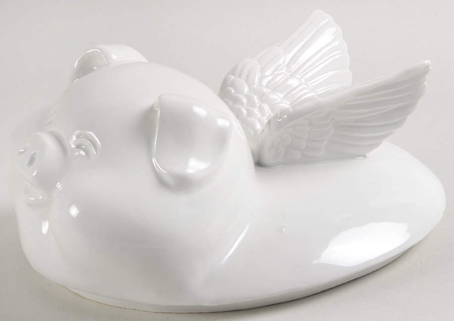 Cupig Lid for Cookie Jar by Fitz & Floyd-1