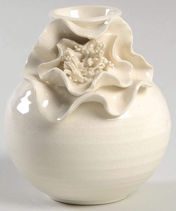 Snow Poppy 3" Bud Vase by Fitz & Floyd-1