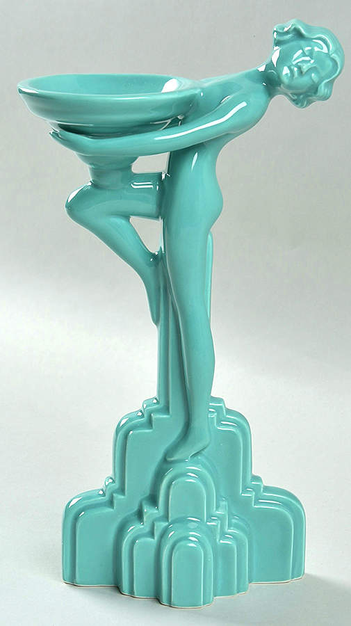 Art Deco Lady Votive Candleholder by Fitz & Floyd-1