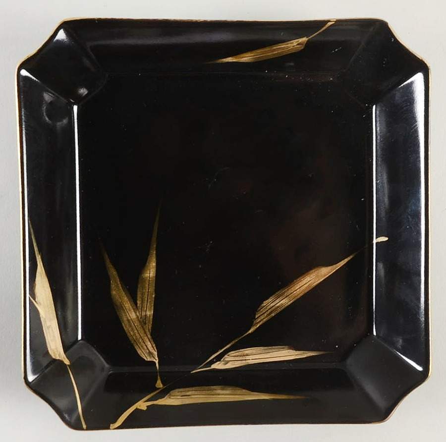 Bamboo Noir 5" Square Tray by Fitz & Floyd-1