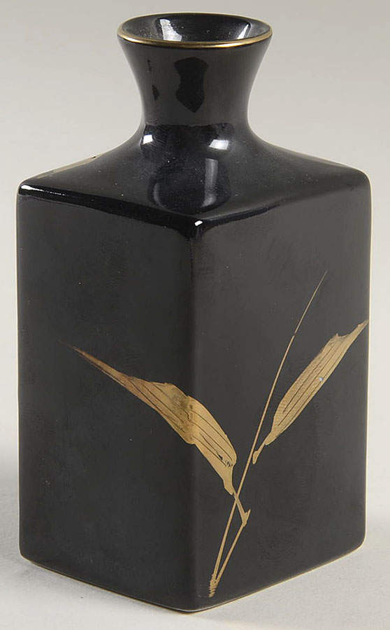 Bamboo Noir 4" Bud Vase by Fitz & Floyd-1