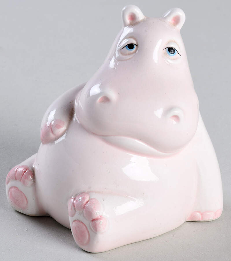 Hippos Salt Shaker by Fitz & Floyd-1