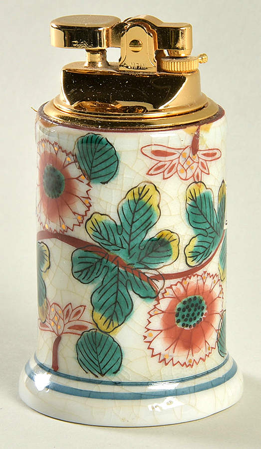 Chrysanthemum Arabesque Cigarette Lighter by Fitz & Floyd-1