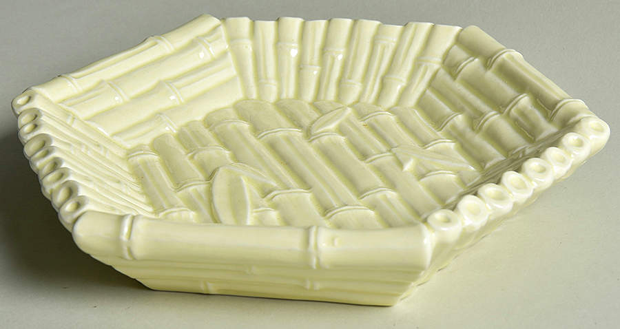 Bamboo Cream Large Ashtray by Fitz & Floyd-1