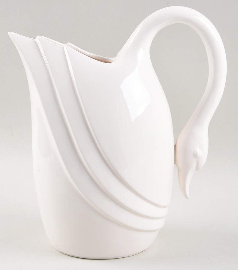 French Deco Swans 48 Oz Pitcher by Fitz & Floyd-1