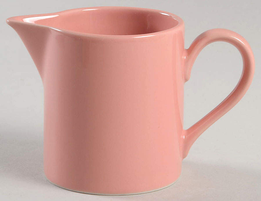 Total Color Spectrum Coral Peach (Round) Creamer by Fitz & Floyd-1