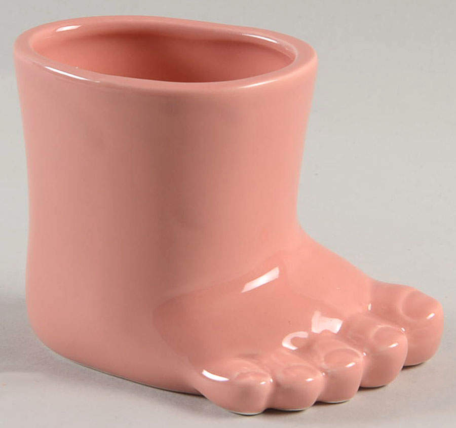 Total Color Spectrum Coral Peach (Round) 2" Foot Vase by Fitz & Floyd-1