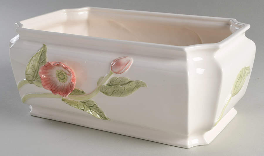 Country Poppy Large Planter by Fitz & Floyd-1