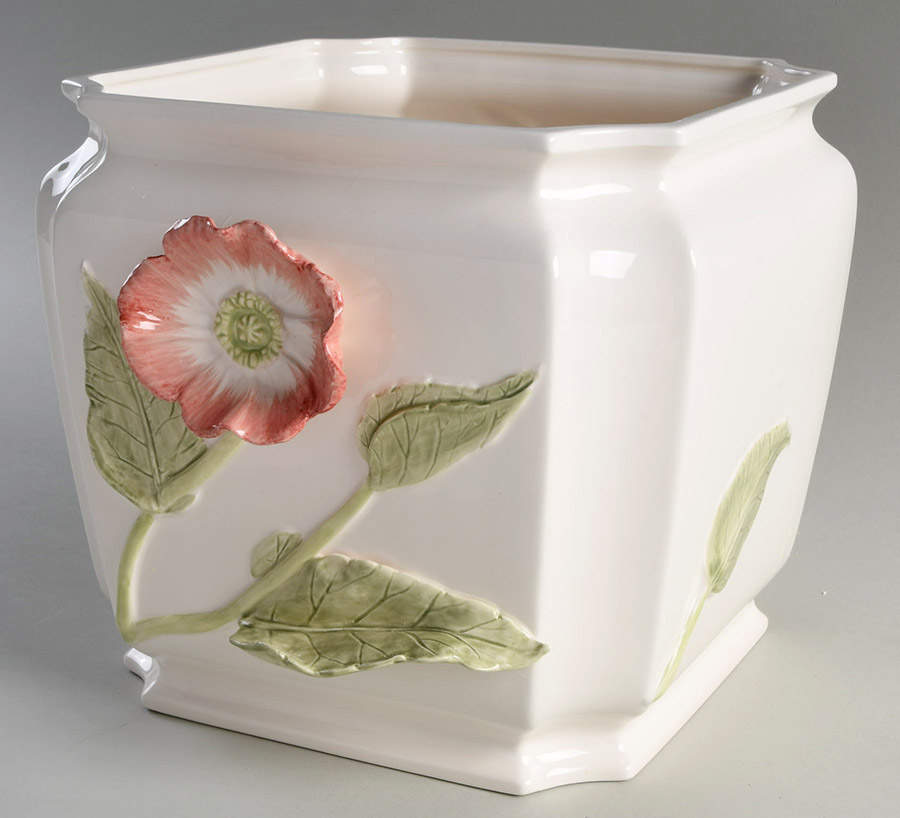 Country Poppy 8" Cachepot by Fitz & Floyd-1