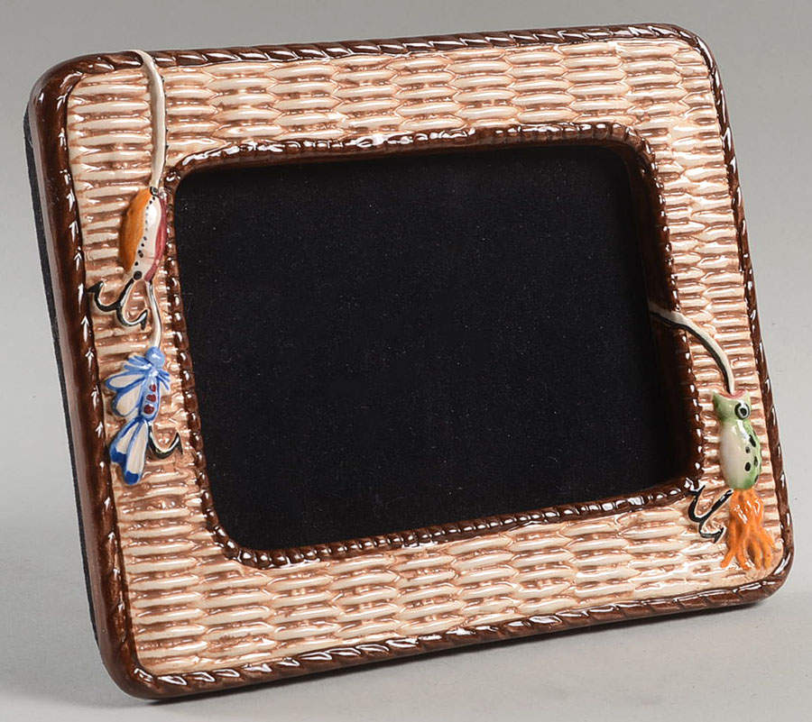 Fish Tales Frame-Holds 4" X 6" by Fitz & Floyd-1