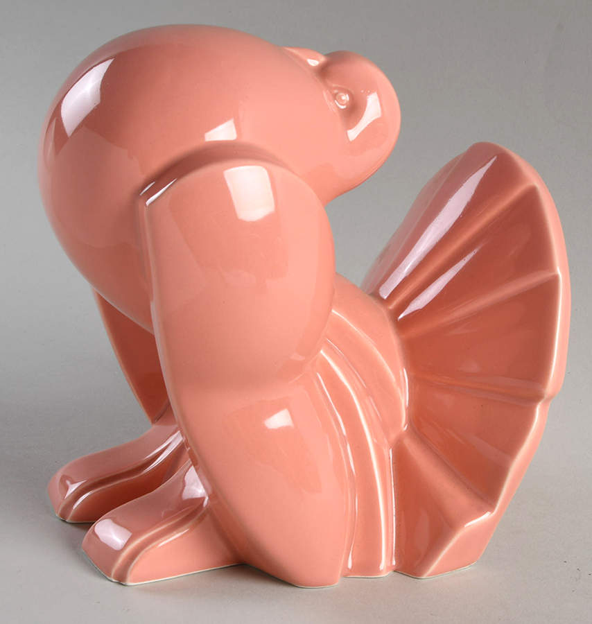 Total Color Spectrum Apricot (Round) Figural China Bookend by Fitz & Floyd-1