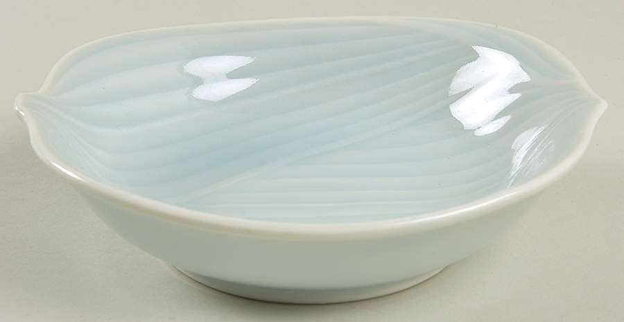 Bamboo Leaf (Celadon Blue) Fruit/Dessert (Sauce) Bowl by Fitz & Floyd-1