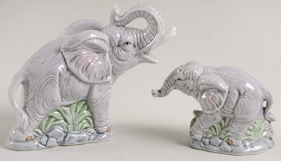 Elephant Salt & Pepper Set by Fitz & Floyd-1