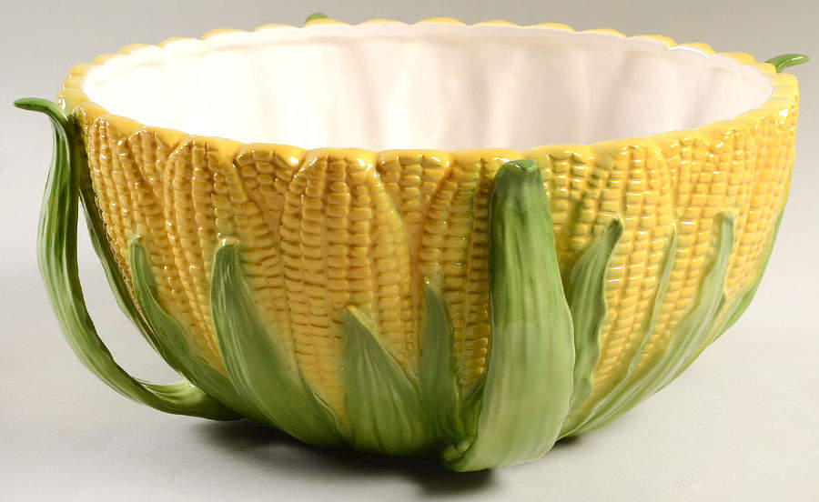 Corn 10" Round Serving Bowl by Fitz & Floyd-1