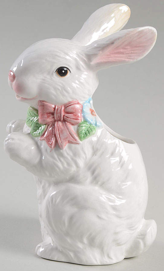 Rabbit with Ribbon Creamer by Fitz & Floyd-1