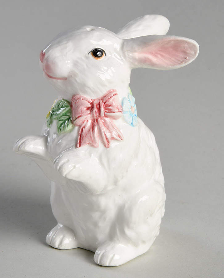 Rabbit with Ribbon Pepper Shaker by Fitz & Floyd-1