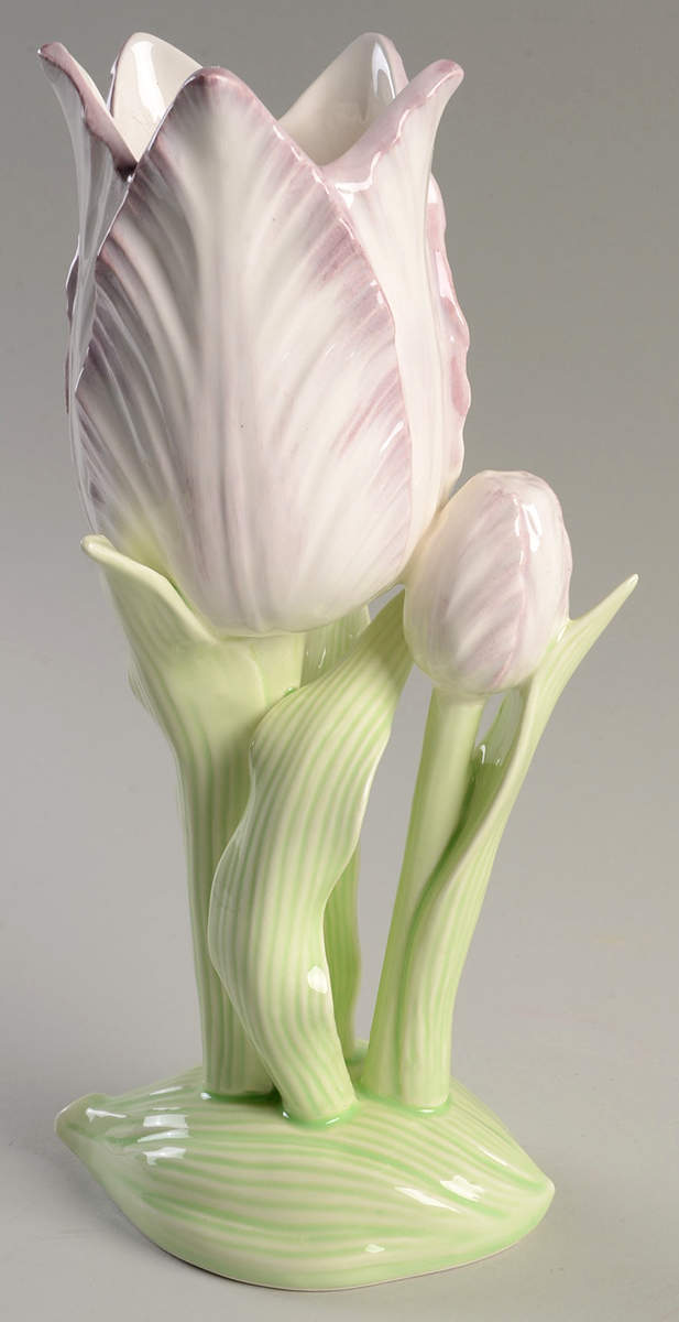 Tulip Figural Candleholder by Fitz & Floyd-1