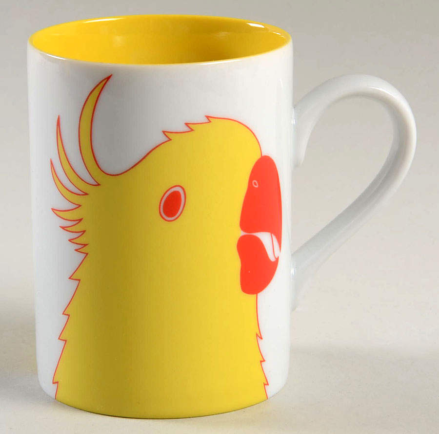 Birds of a Feather (White Background) Mug by Fitz & Floyd-1