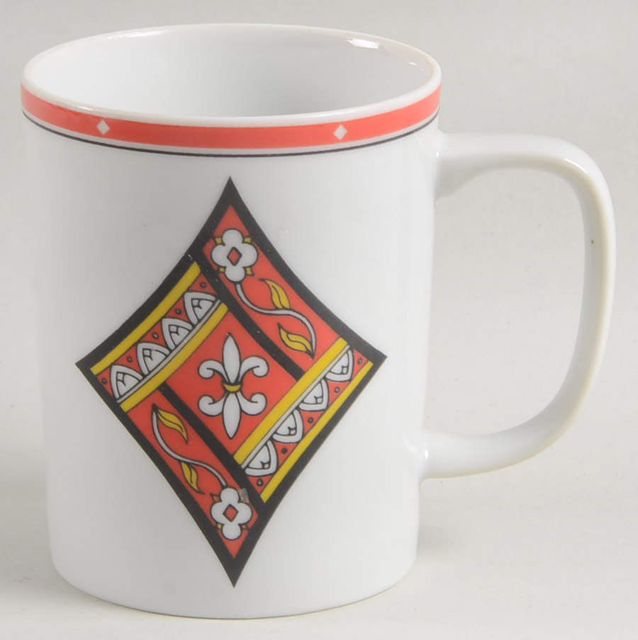 Variations-Card Suit Mug by Fitz & Floyd-1