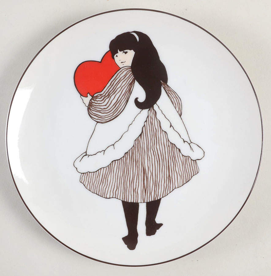 Variations Love Letters Salad Plate by Fitz & Floyd-1