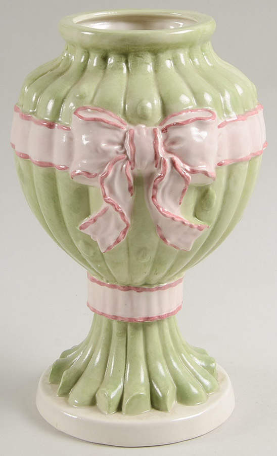 Asparagus and Ribbon Footed Urn No Lid by Fitz & Floyd-1