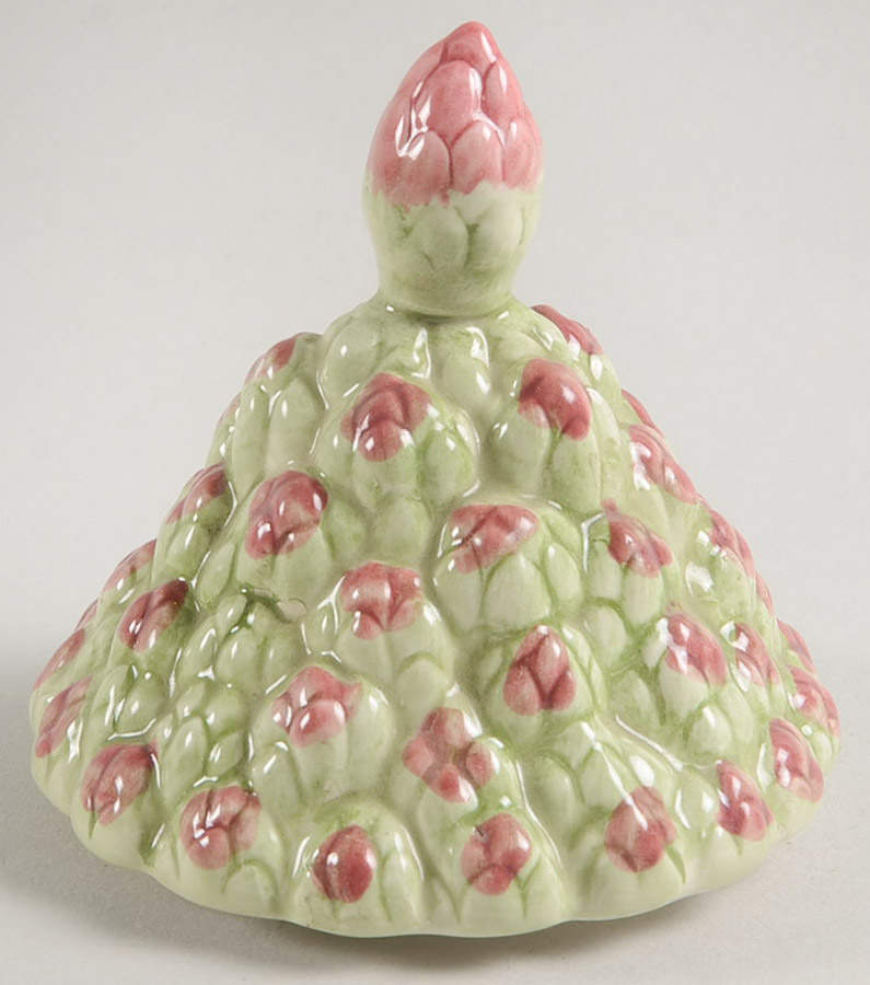 Asparagus and Ribbon Lid for Footed Urn by Fitz & Floyd-1