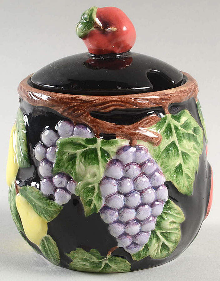 FIT108 Sugar Bowl & Lid by Fitz & Floyd-1
