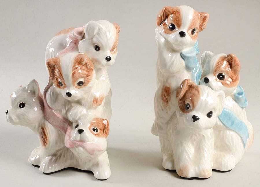 Arlo and Friends China Bookend - Set of 2 by Fitz and Floyd-1