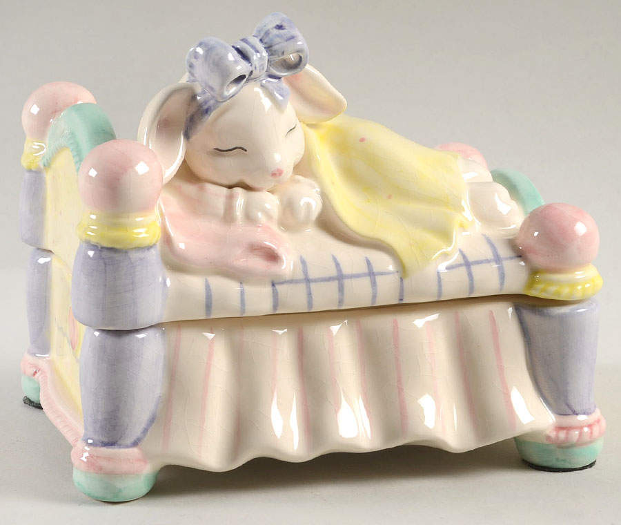 Petting Zoo Figural Box & Lid by Fitz & Floyd-1