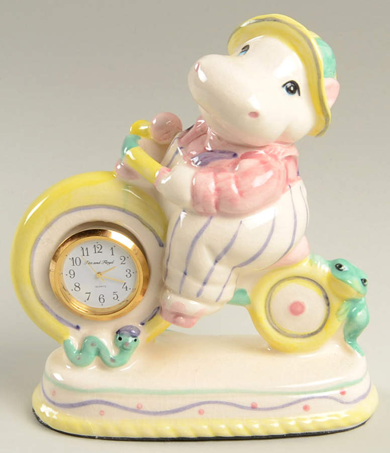 Petting Zoo Clock by Fitz & Floyd-1