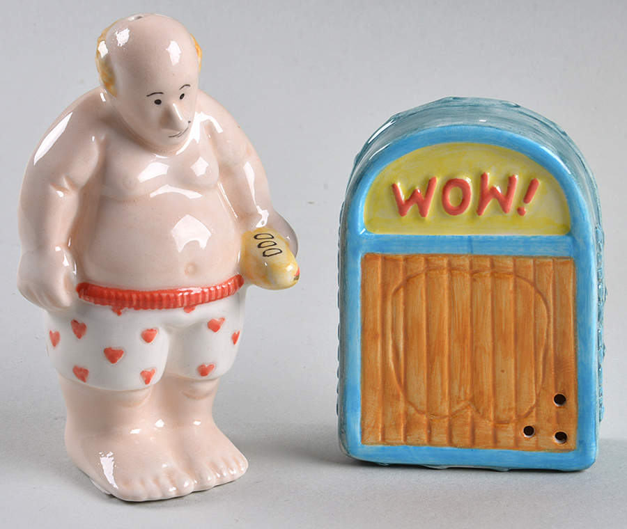 Movers and Shakers Salt & Pepper Set by Fitz & Floyd-1